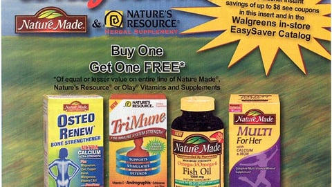 Walgreens/Nature Made Co-Equity Feature