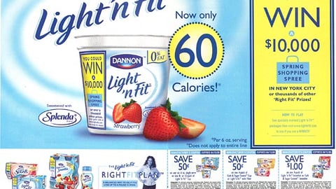Dannon 30-Day Challange Rebate FSI