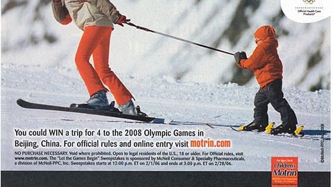 Motrin 2008 Olympics Sweeps FSI