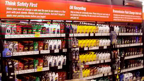 AutoZone Oil Department