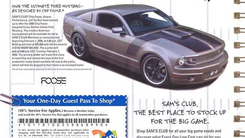 Sam's Club Super Bowl Insert