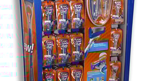 Gillette Fusion Semi-Permanent Floorstand