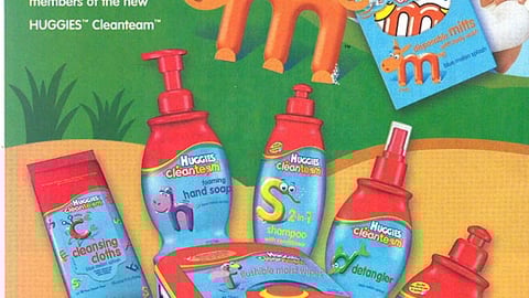 Huggies 'Cleanteam' FSI