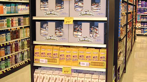 Hershey's Chocolates Endcap