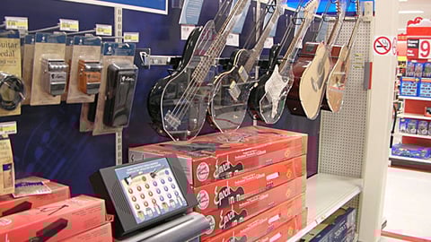 Target Electric Guitar Display