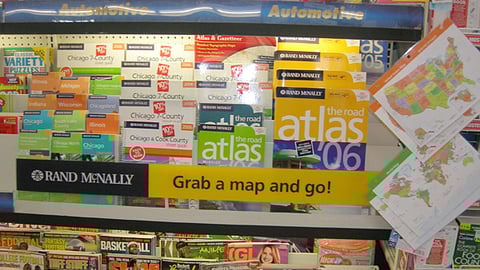 Rand McNally Atlas In-Line Display