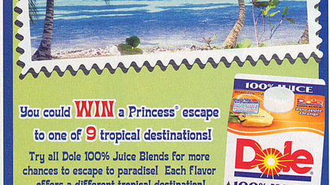 Dole Juice Blends Sweeps FSI