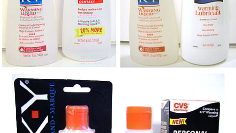 K-Y Lubricant vs. Qualis Private Label Packaging