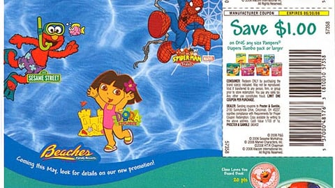 brandSaver Pampers Splashers FSI