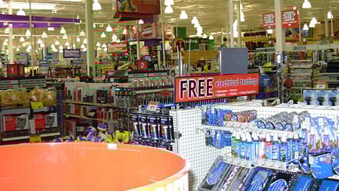 Canadian Tire Interior