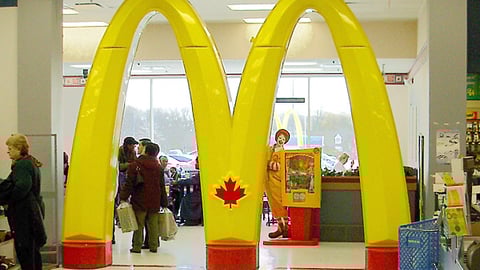 McDonald's Cafe in Wal-Mart