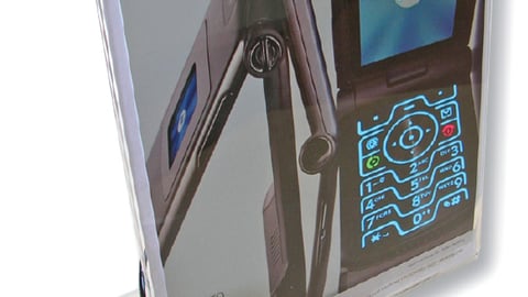 Motorola Electronic Paper Cell Phone Poster