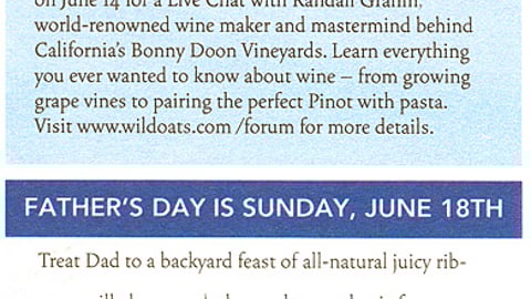 Wild Oats Sweeps Feature