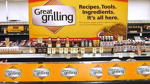 Safeway "Great grilling" Signage