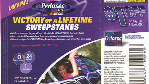 Prilosec Sweeps FSI