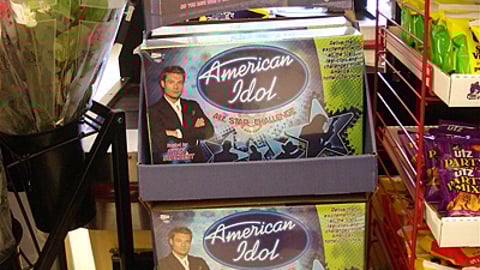 'American Idol' DVD Game Floorstand