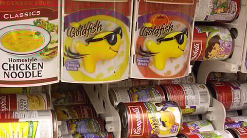 Campbell's Goldfish Soup Dispenser