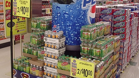 Pepsi 'Superman' Case Stack