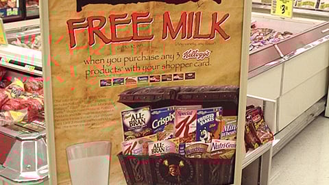 Kellogg's Free Milk Stanchion