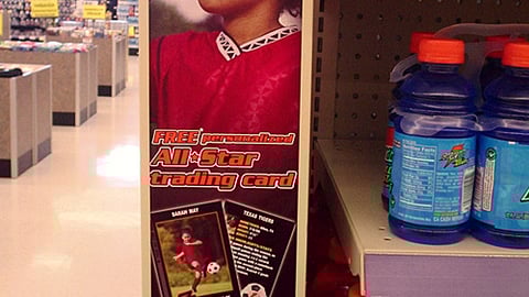 Walgreens/Gatorade Trading Card Power Wing