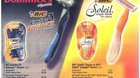 Bic/Dominick's Co-Equity FSI