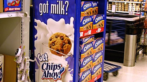 Oreo 'got milk?' Floorstand