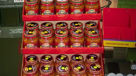 Bush's Best Homestyle Chili Floorstand