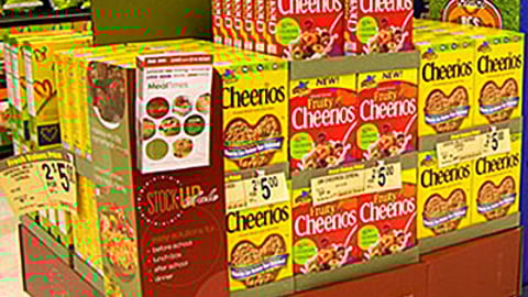 General Mills 'Meal Times' Pallet Display