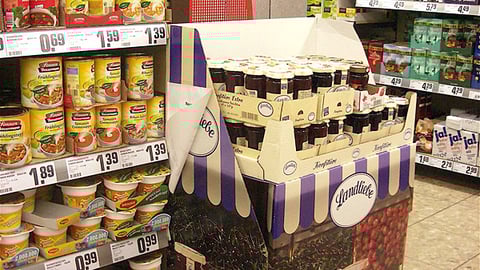 Landliebe Preserves Floor Display