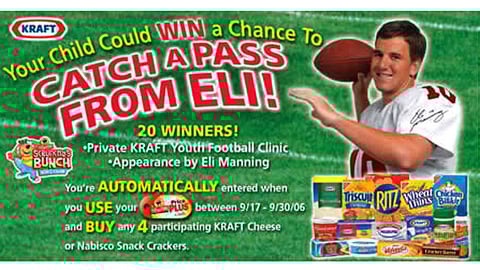 ShopRite/Kraft Football Sweeps Feature