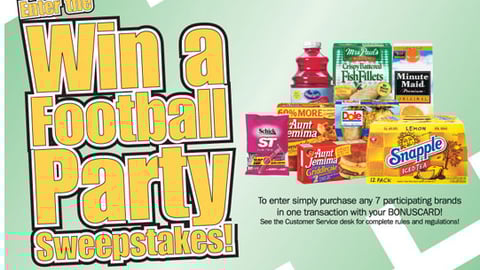 Giant Carlisle Football Sweeps Online Ad