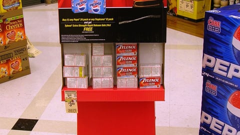 Tylenol/Pepsi NASCAR Shipper