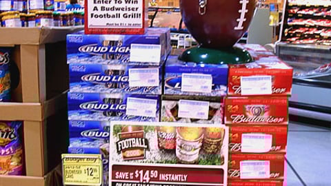 Budweiser Tailgate Display