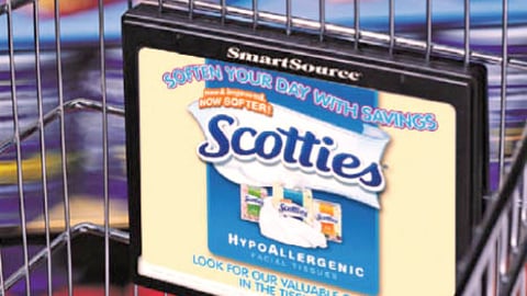 Scotties Shopping Cart Sign