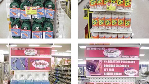 True Value Rewards Endcaps