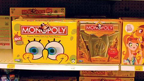 Monopoly SpongeBob Edition Lenticular Packaging