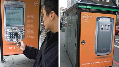 Palm Treo Outdoor Interactive Kiosk