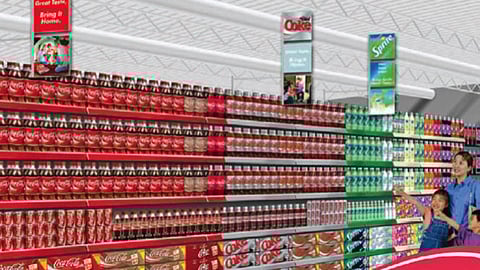 Coca-Cola In-Line Signage System