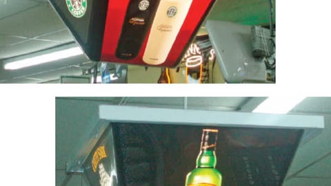 Southern Wine Ceiling Signage