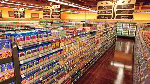 Sunflower Market Gluten Free Aisle