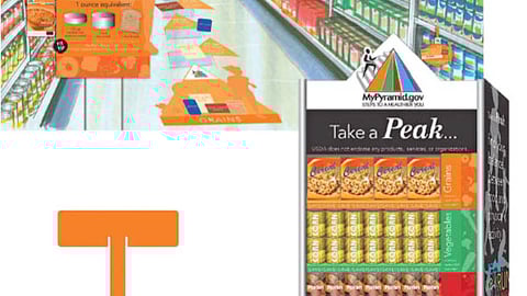 MyPyramid "Take a Peak..." P-O-P