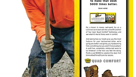 LaCrosse Boots Sweeps Standee