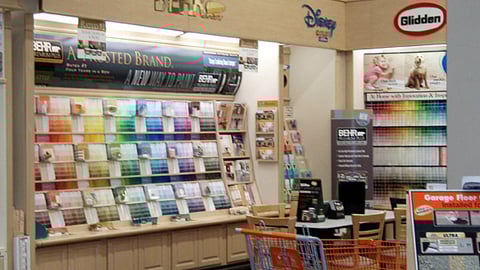 Home Depot Paint Department