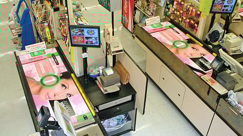 Maybelline Checkout Conveyor Ads