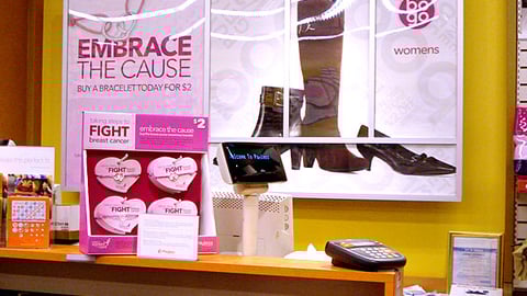 Payless Cause Promotion Checkstand Display