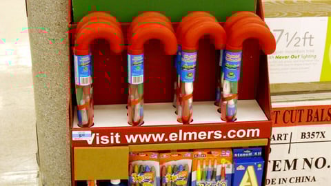 Elmer's Holiday Craft Floorstand