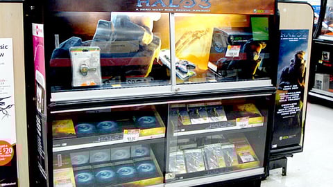 Wal-Mart 'Halo 3' Display Case
