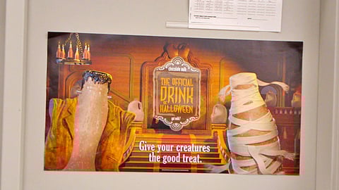 Chocolate Milk Halloween Poster