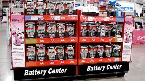 Energizer Cause Marketing Pallet