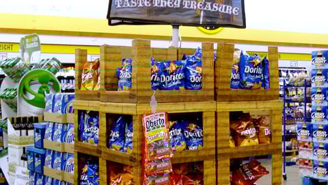 Frito-Lay 'Treasure' Pallet Display 